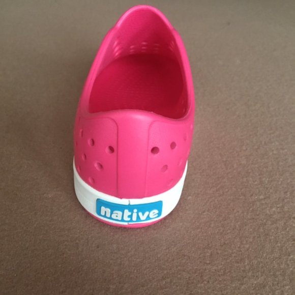 Native Jefferson Girls Vegan Child Hollywood Pink Kid's Clog New, Size 3, 4 - Picture 6 of 8